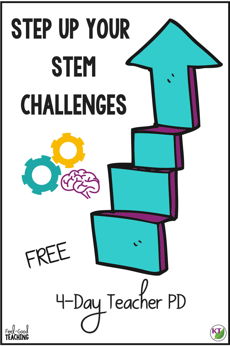 Step Up Your STEM Challenges Teacher PD takes a deep dive into differentiating your STEM Challenges. Increase your confidence that you are implementing top-notch STEM Challenges with your students!