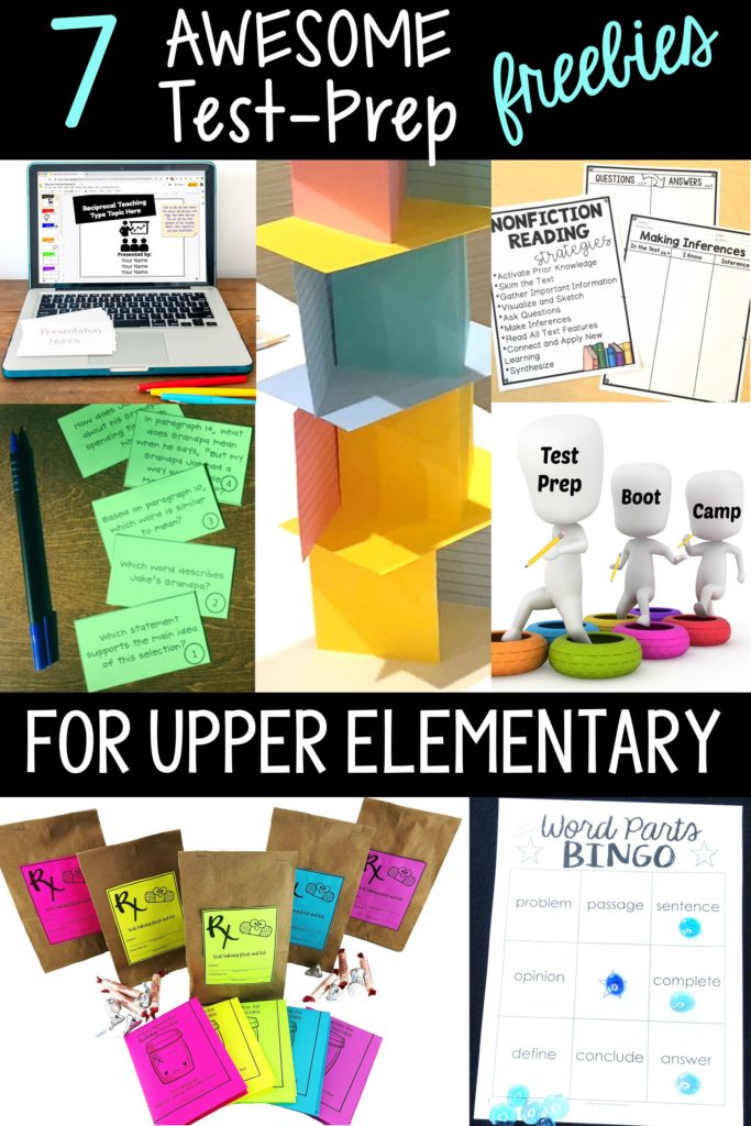 Test Prep Ideas, Strategies, and Freebies for Upper Elementary 