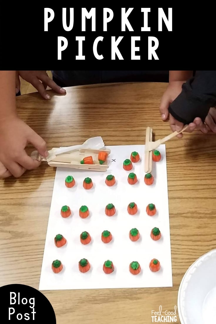 Pumpkin Picker is the perfect Thanksgiving STEM Challenge activity to keep your kids engaged during the holidays. It’s full of rigor, engagement, and fun with modifications for grades 2-8. Click through to the blog to see more details, including a video walk-through!