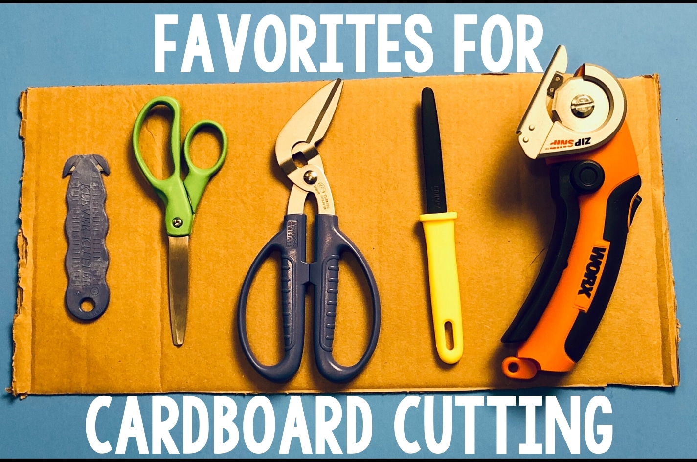 My Favorite Cardboard Cutting Tools – STEM Challenges