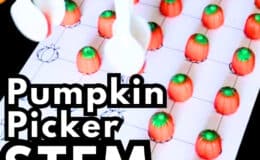 Thanksgiving & Halloween STEM Activity - Pumpkin Picker - Student designs pictured